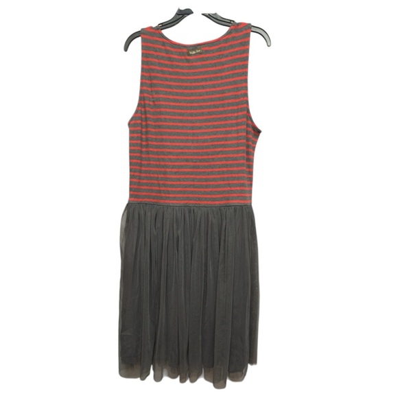 Matilda Jane Gray and Red Sleeveless Sundress - Picture 2 of 3